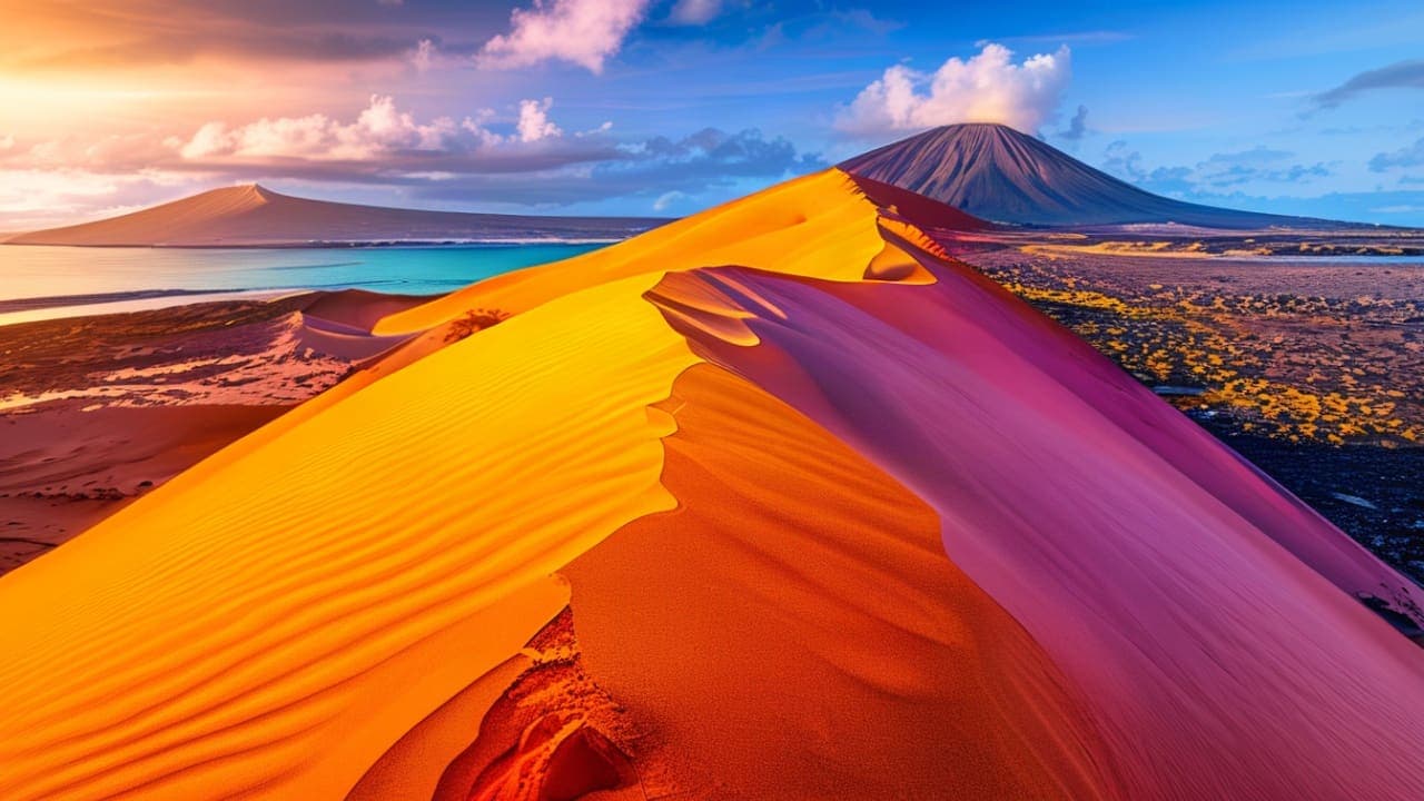 Chamarel et la terre des sept couleurs
